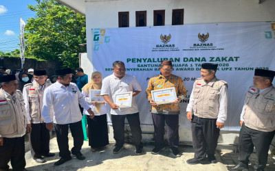 Konsisten Berzakat, MTsN 1 Pangkalpinang Terima BAZNAS Awards 2026