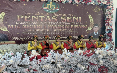 MTsN 1 Pangkalpinang Lepas Siswa Kelas IX, Momentum Menyongsong Jenjang Pendidikan Lebih Tinggi